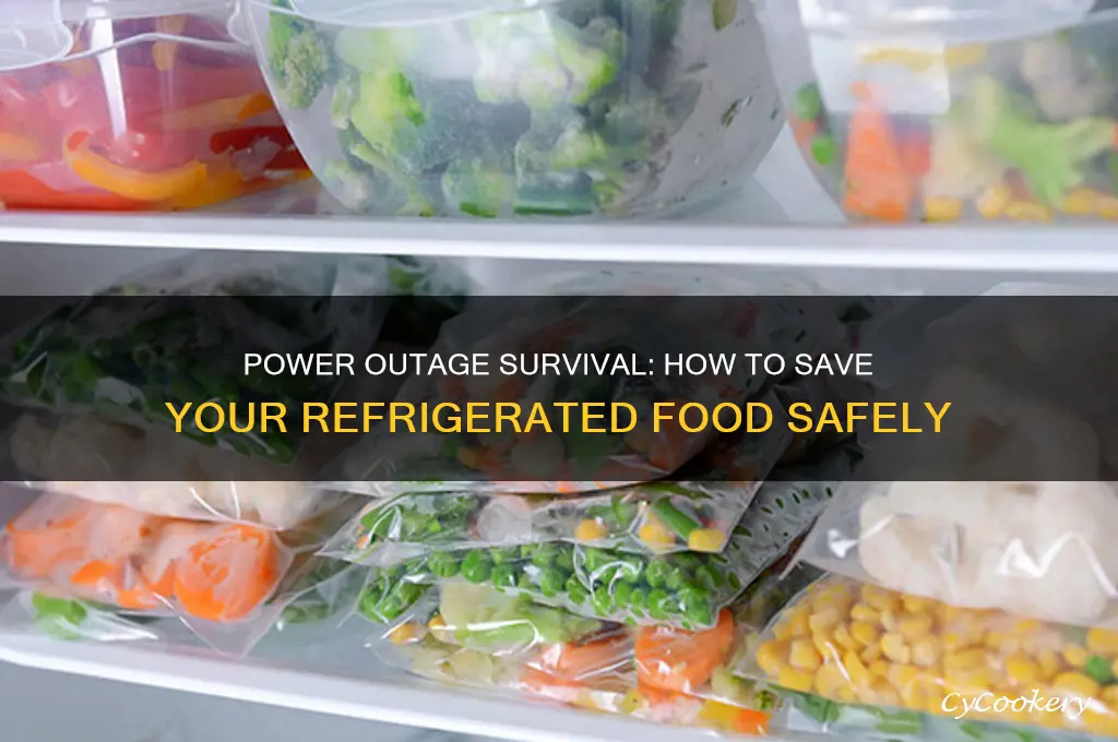when power goes out food in refrigerator