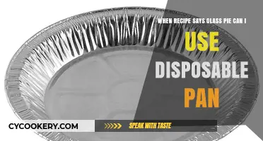 Glass Pie Dish vs. Disposable Pan: Can You Swap?