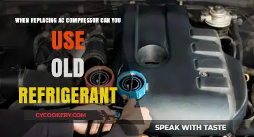 Can Old Refrigerant Be Used When Replacing an AC Compressor?