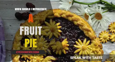 When to Refrigerate Fruit Pie: A Guide to Freshness and Flavor