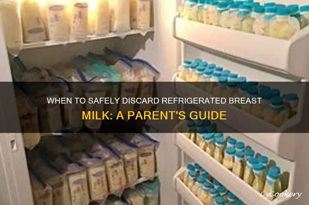 when should you discard refrigerated breast milk