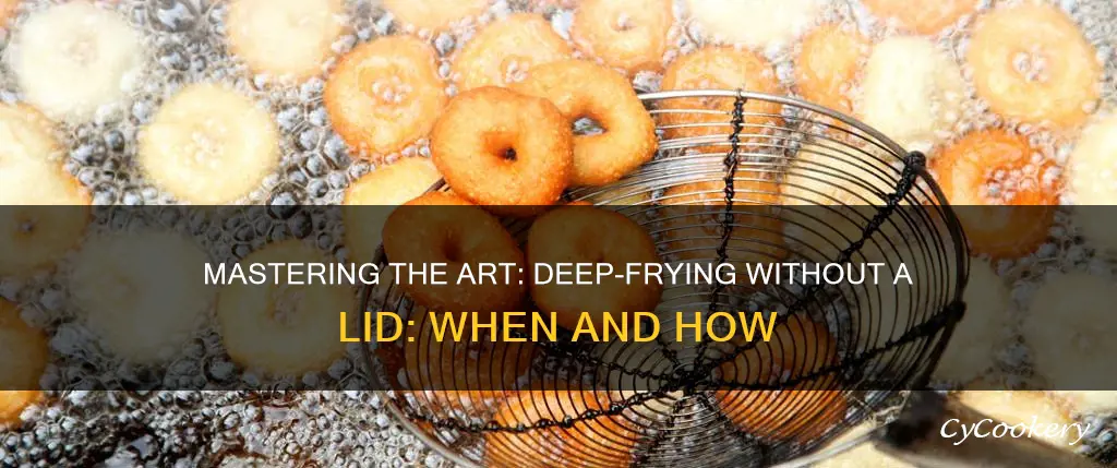 when to cook in deep fryer without lid