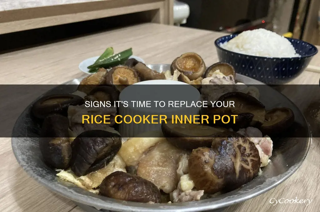 when to replace rice cooker inner pot