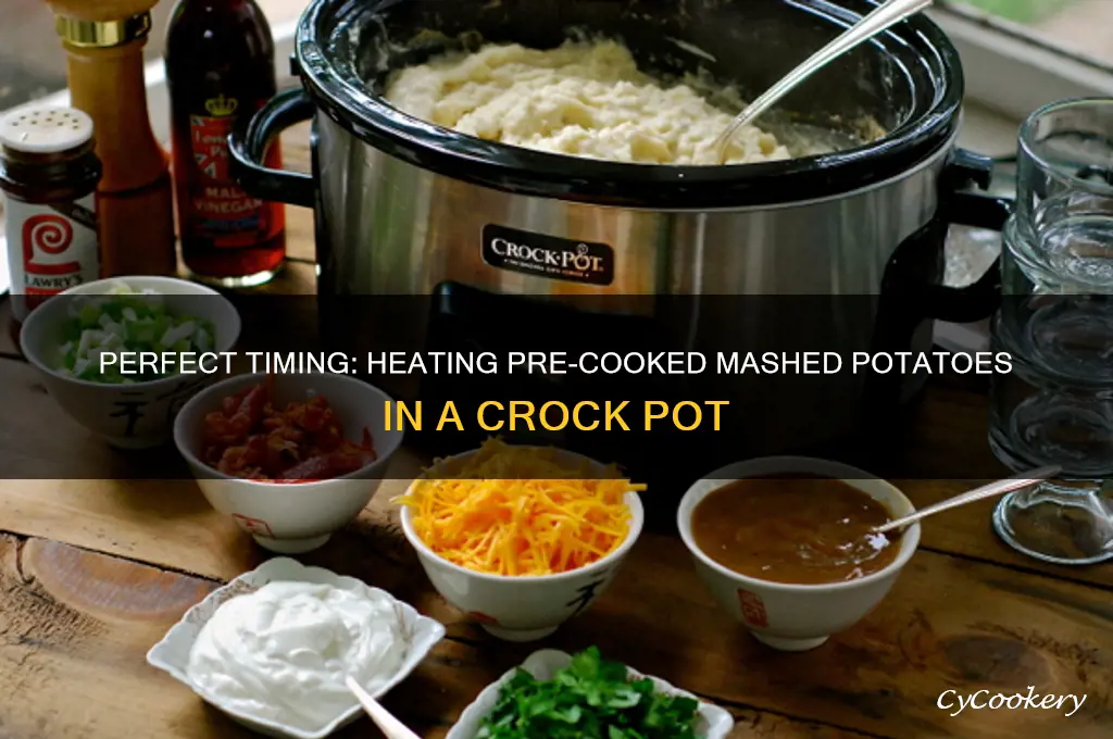 when to start pre cooked mashed potatoes in crock pot