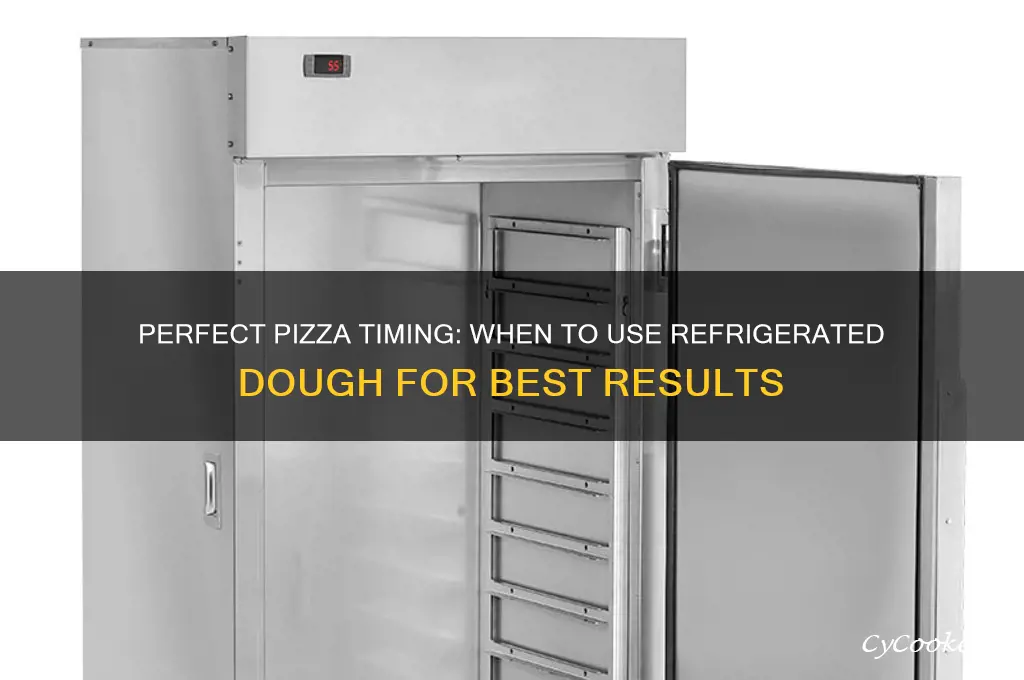 when to take out refrigerated pizza dough