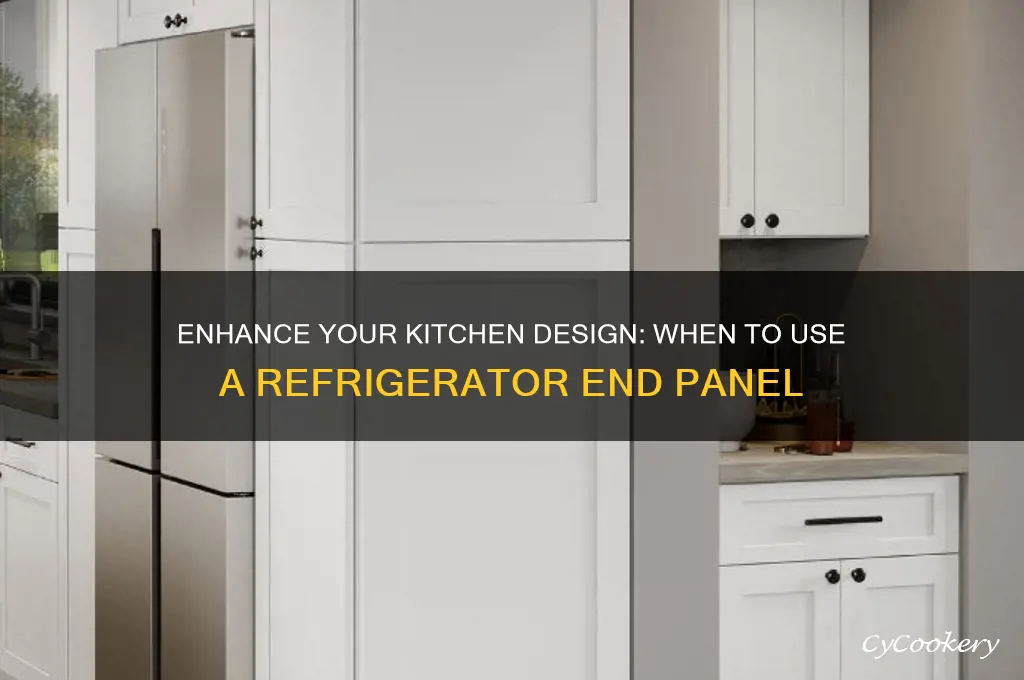 when to use a refrigerator end panel