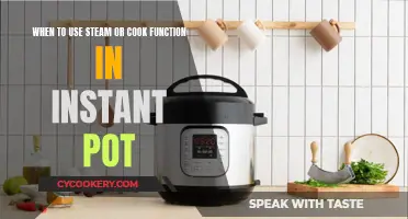 Steam or Cook: Instant Pot Functionality Explained