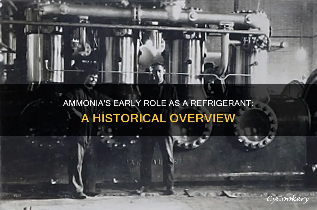when was ammonia used as a refrigerant
