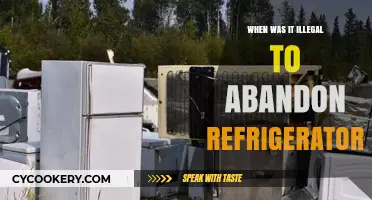 When Did Abandoning Refrigerators Become Illegal? A Historical Overview