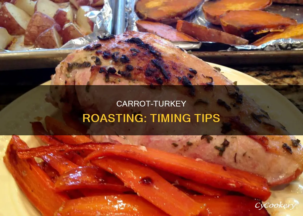 when.to.add carrots.in roasting pan with turkey