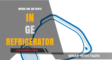 Locating Air Vents in GE Refrigerators: A Comprehensive Guide