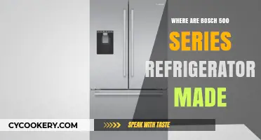 Bosch 500 Series Refrigerators: Unveiling Their Manufacturing Origins