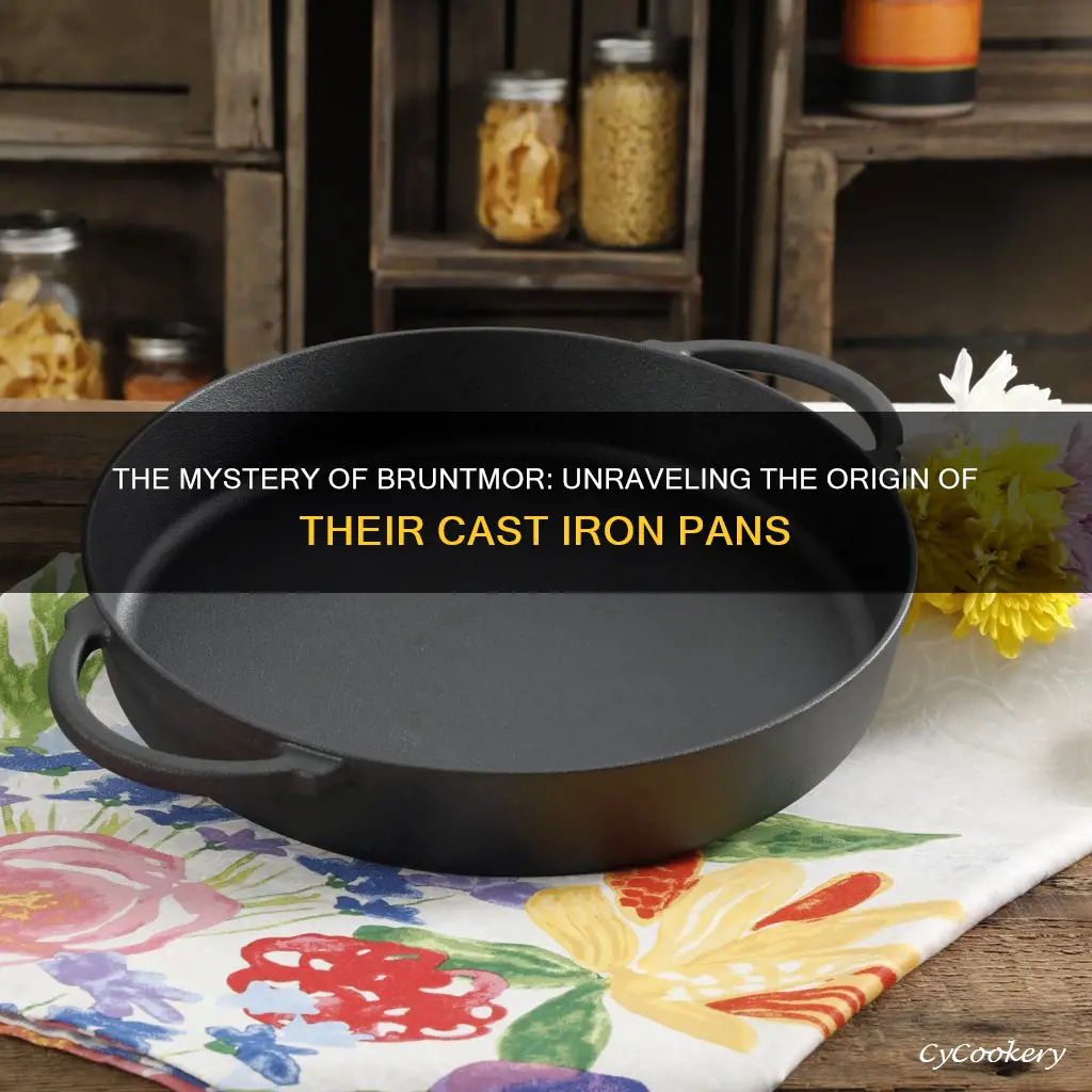 where are bruntmor cast iron pans made