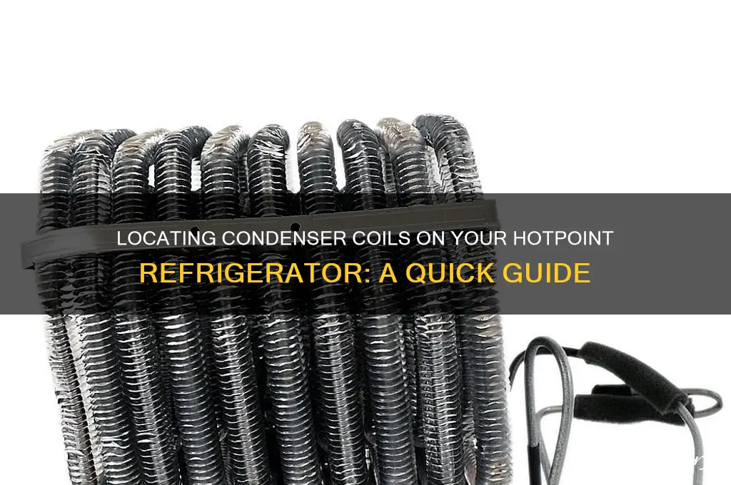 where are condenser coils on hotpoint refrigerator
