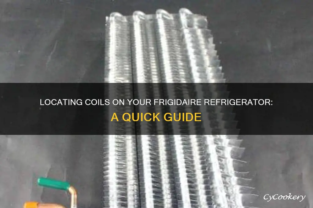 where are the coils on a frigidaire refrigerator