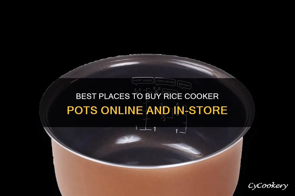 where buy rice cooker pots