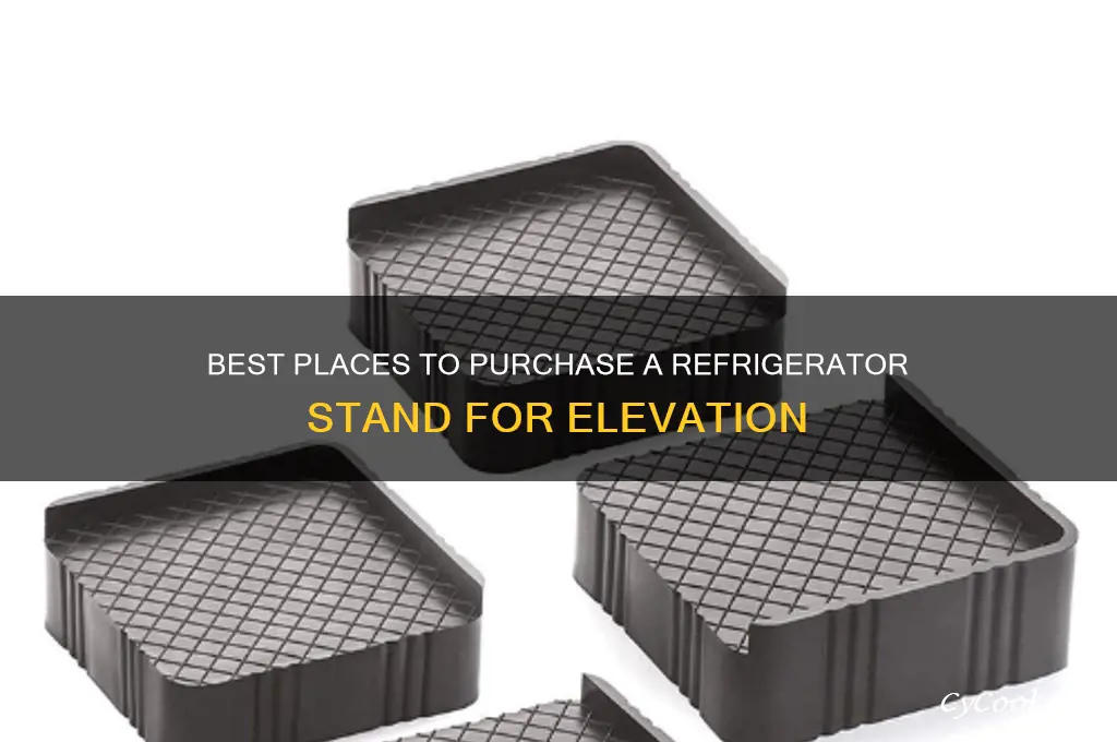 where can buy a stand to elevate my refrigerator