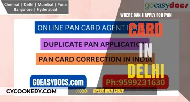 PAN Card Application: Delhi Centers