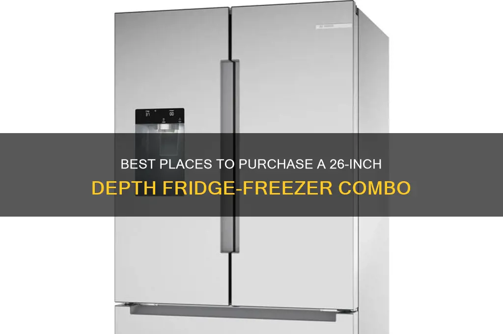 where can i buy a 26-inch depth refrigerator-freezer
