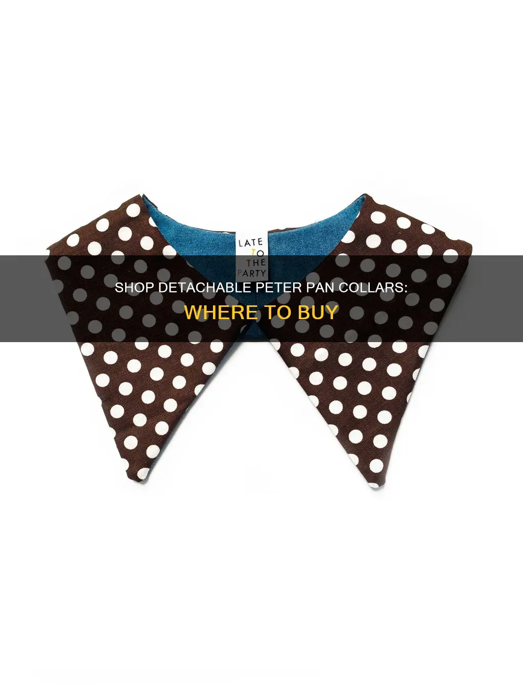 where can I buy a detachable peter pan collar