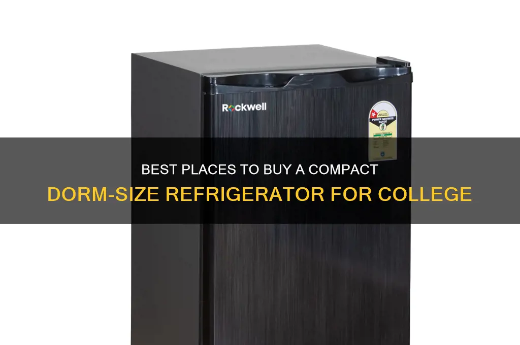 where can i buy a dorm size refrigerator