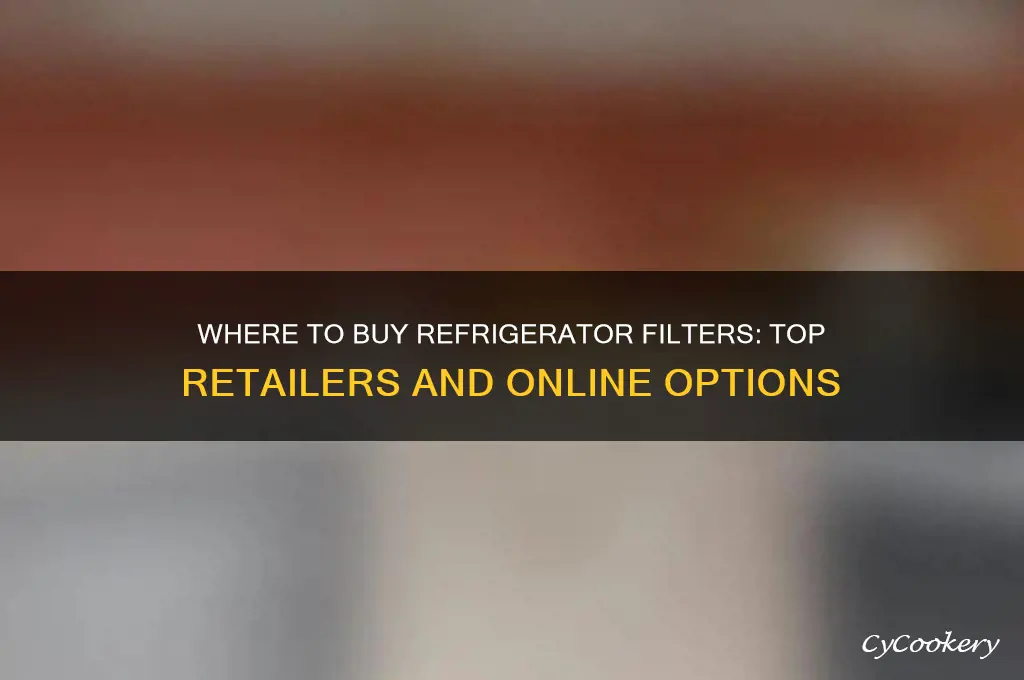 where can i buy a filter for my refrigerator