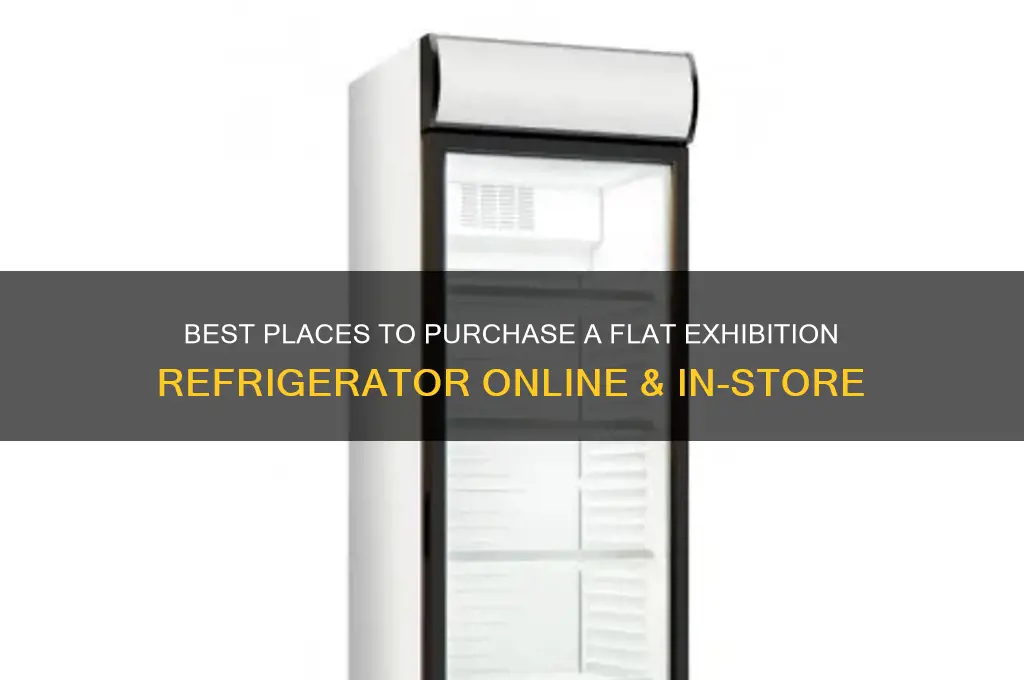 where can i buy a flat exhibition refrigerator