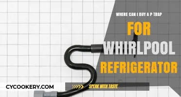Where to Buy a P-Trap for Your Whirlpool Refrigerator