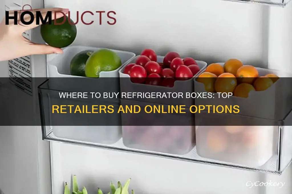 where can i buy a refrigerator box