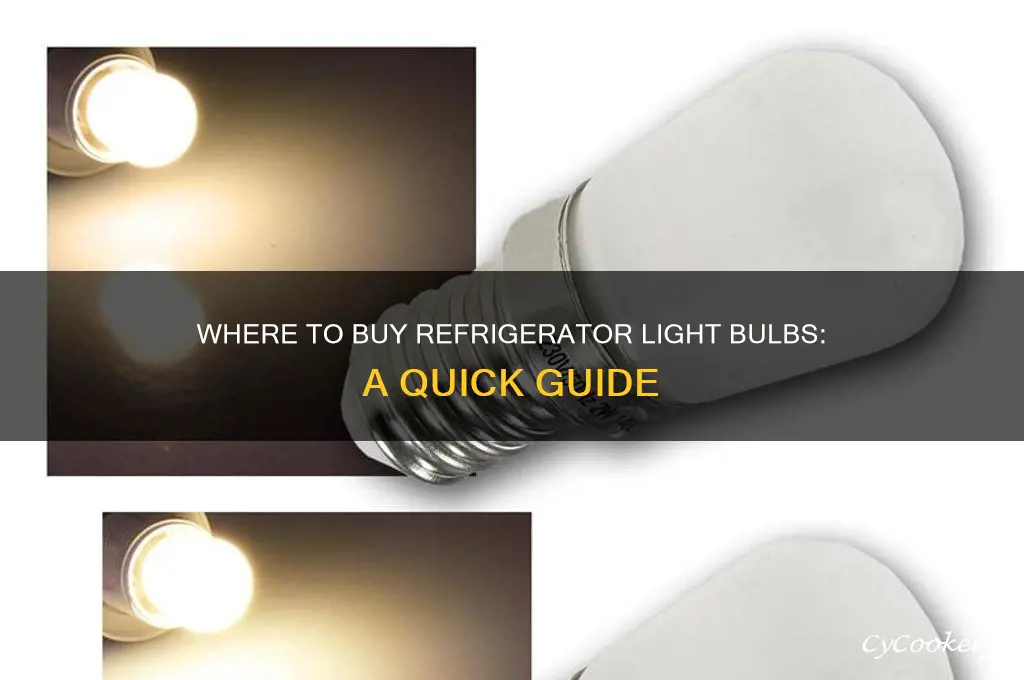 where can i buy a refrigerator light bulb