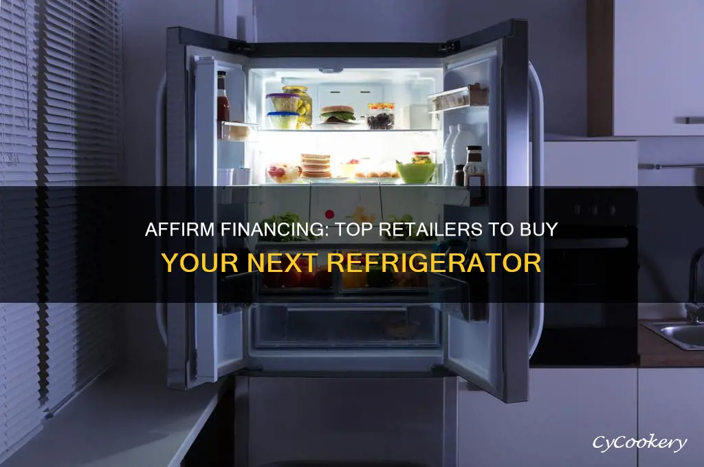 where can i buy a refrigerator using affirm