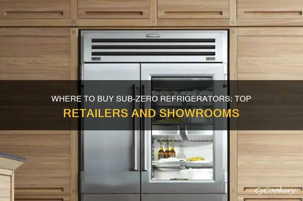 where can i buy a sub zero refrigerator