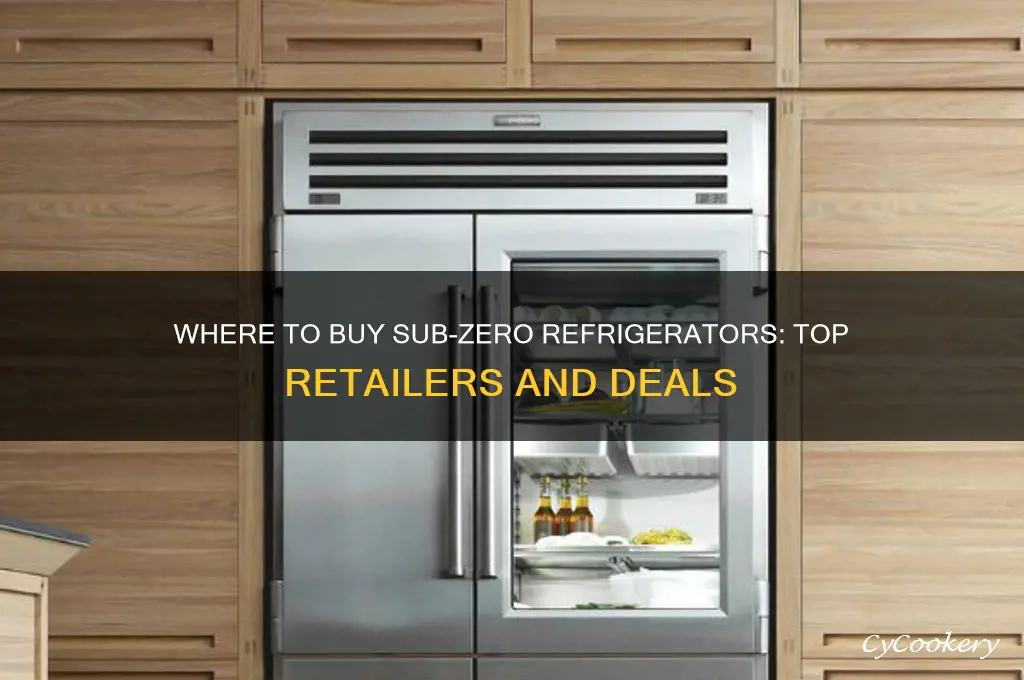 where can i buy a sub zero refrigerators