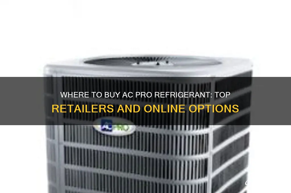 where can i buy ac pro refrigerant