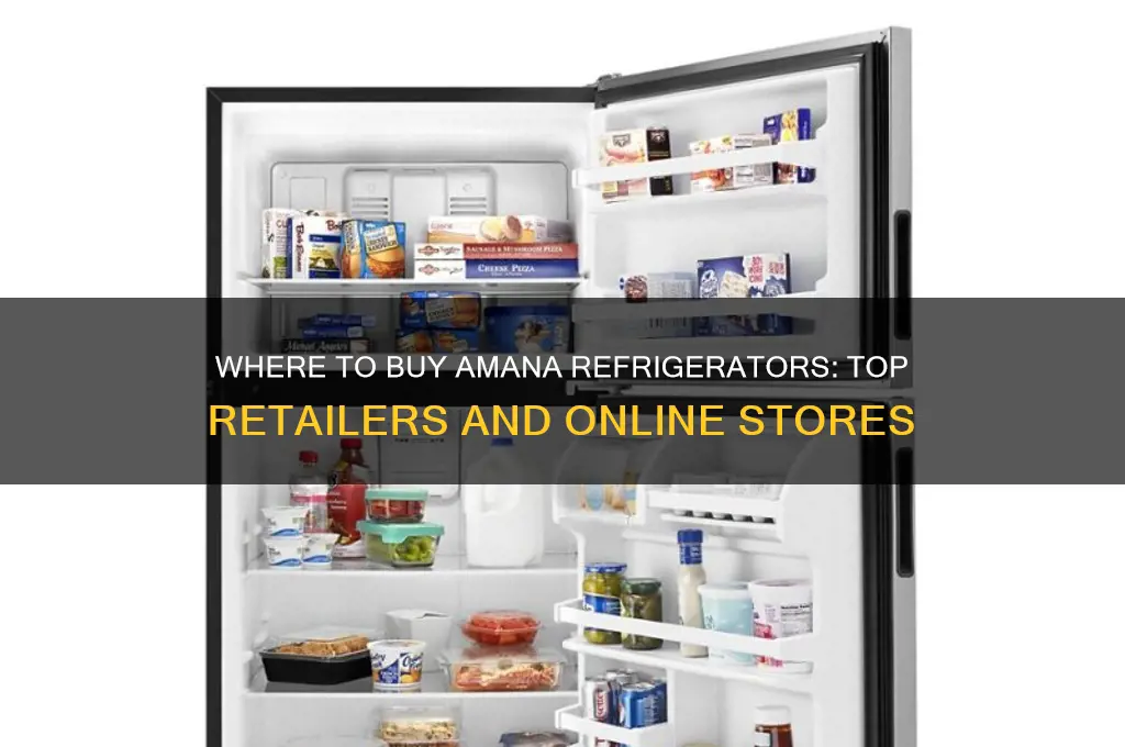 where can i buy amana refrigerators