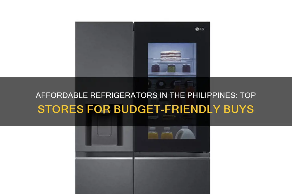 where can i buy cheap refrigerator in the philippines