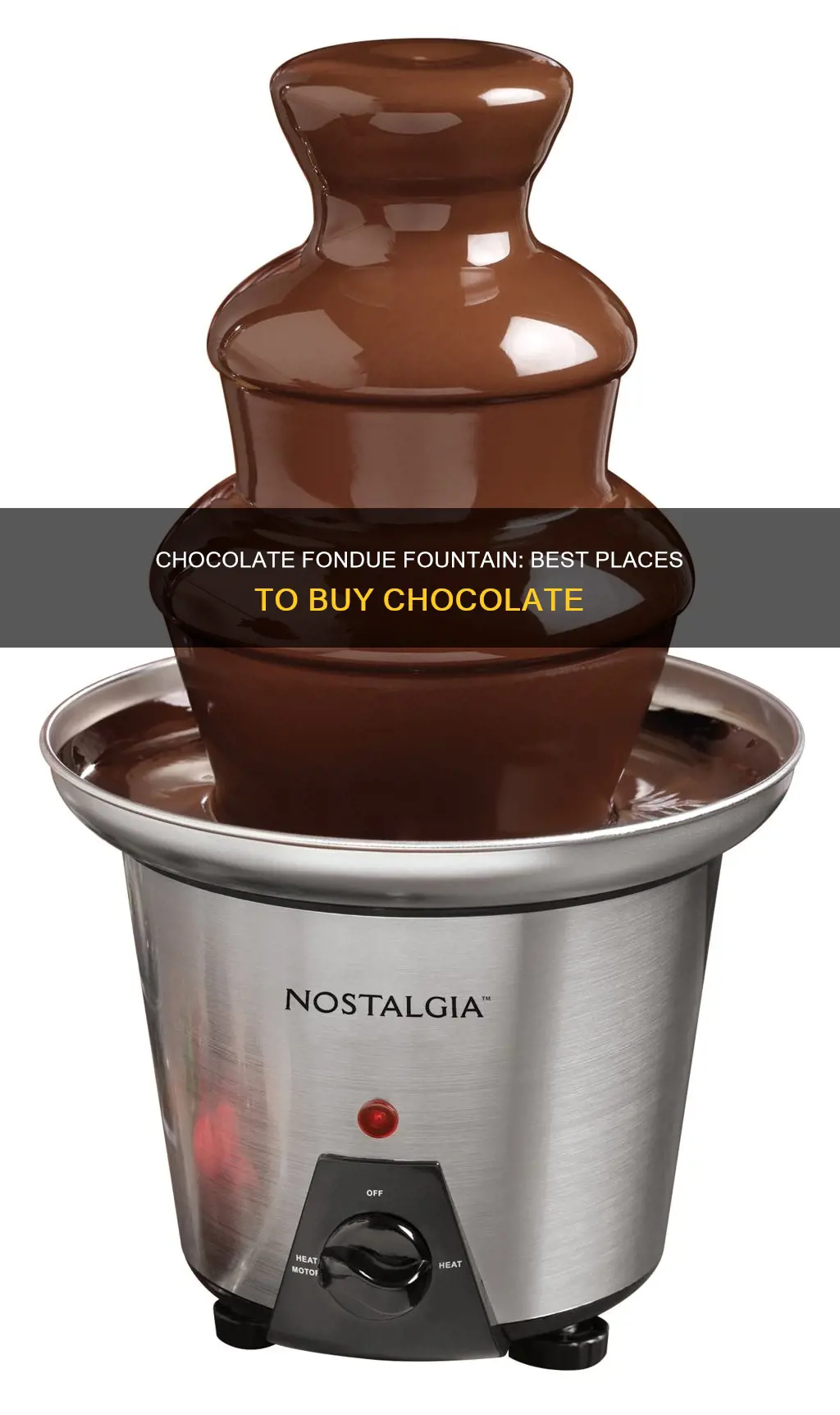 where can i buy chocolate for a chocolate fondue fountain