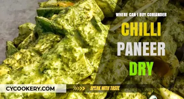 Coriander Chilli Paneer: Where to Buy?