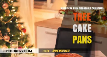 Christmas Tree Cake Pans: Where to Buy Disposables
