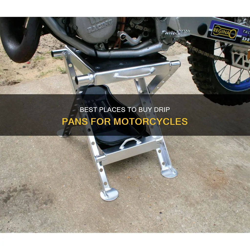 where can I buy drip pans for my motorcycles