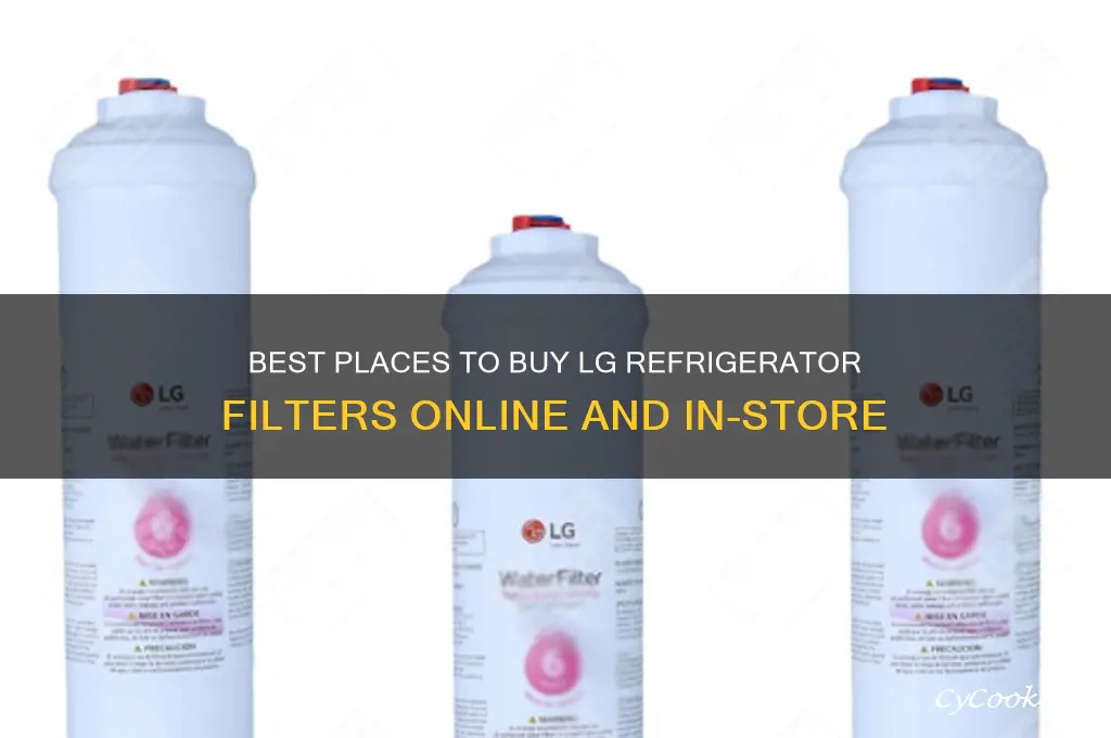 where can i buy lg refrigerator filters