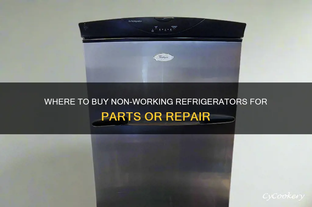 where can i buy non-working refrigerators