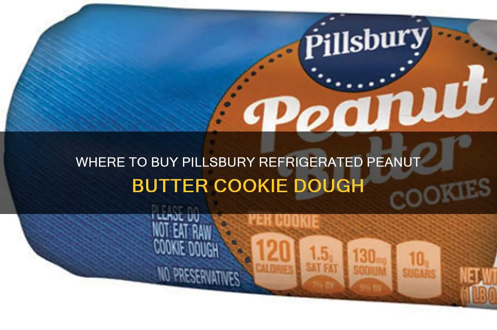 where can i buy pillsbury refrigerated peanut butter cookie dough