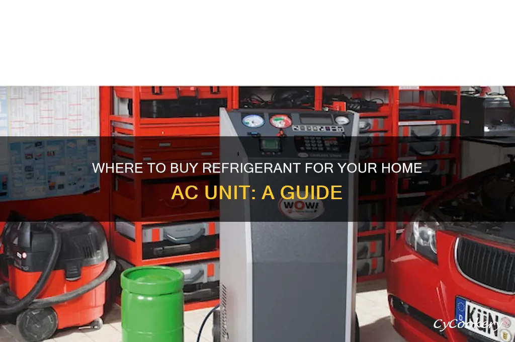 where can i buy refrigerant for my home ac unit