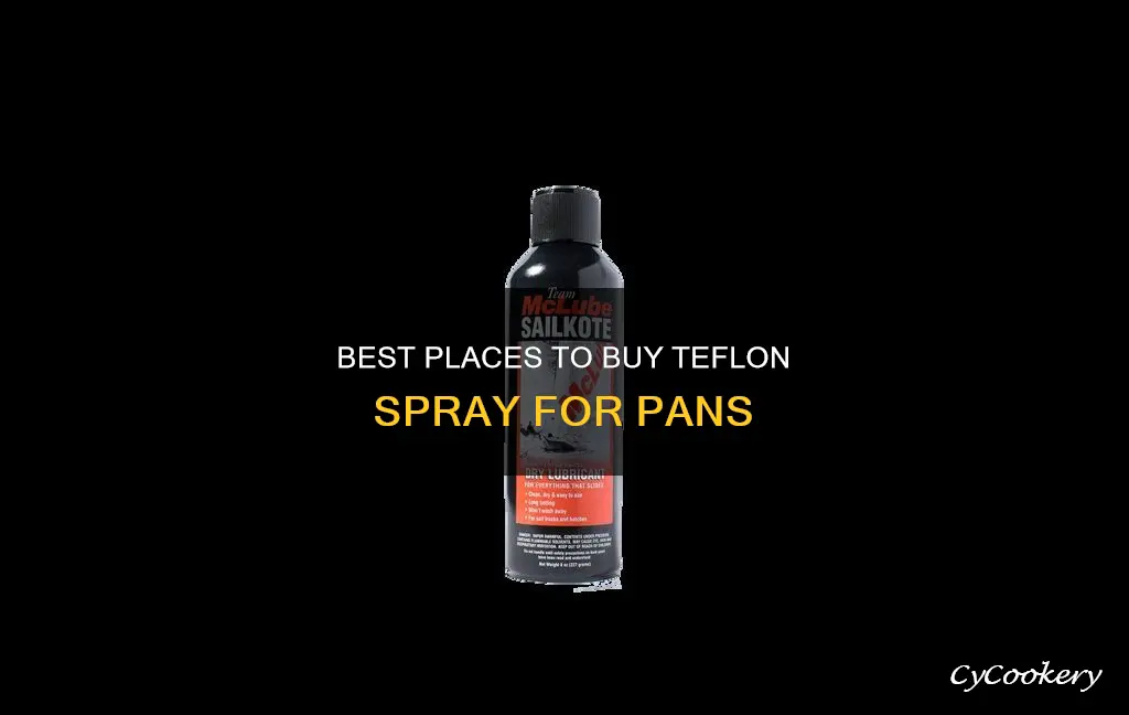 where can I buy teflon spray for pans