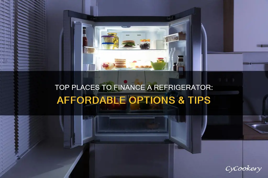 where can i finance a refrigerator