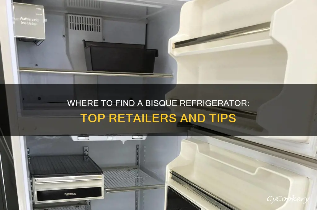 where can i find a bisque refrigerator