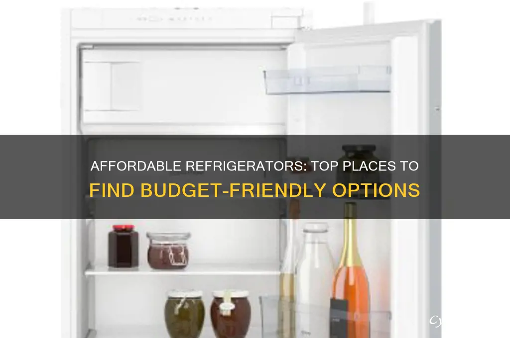 where can i find a refrigerator for cheap