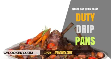 Sturdy Drip Pans: Where to Find Them