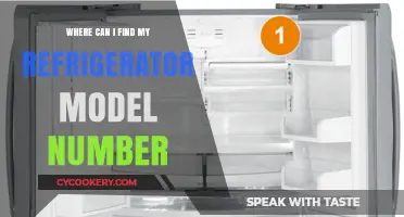 Locate Your Refrigerator Model Number: Quick and Easy Guide